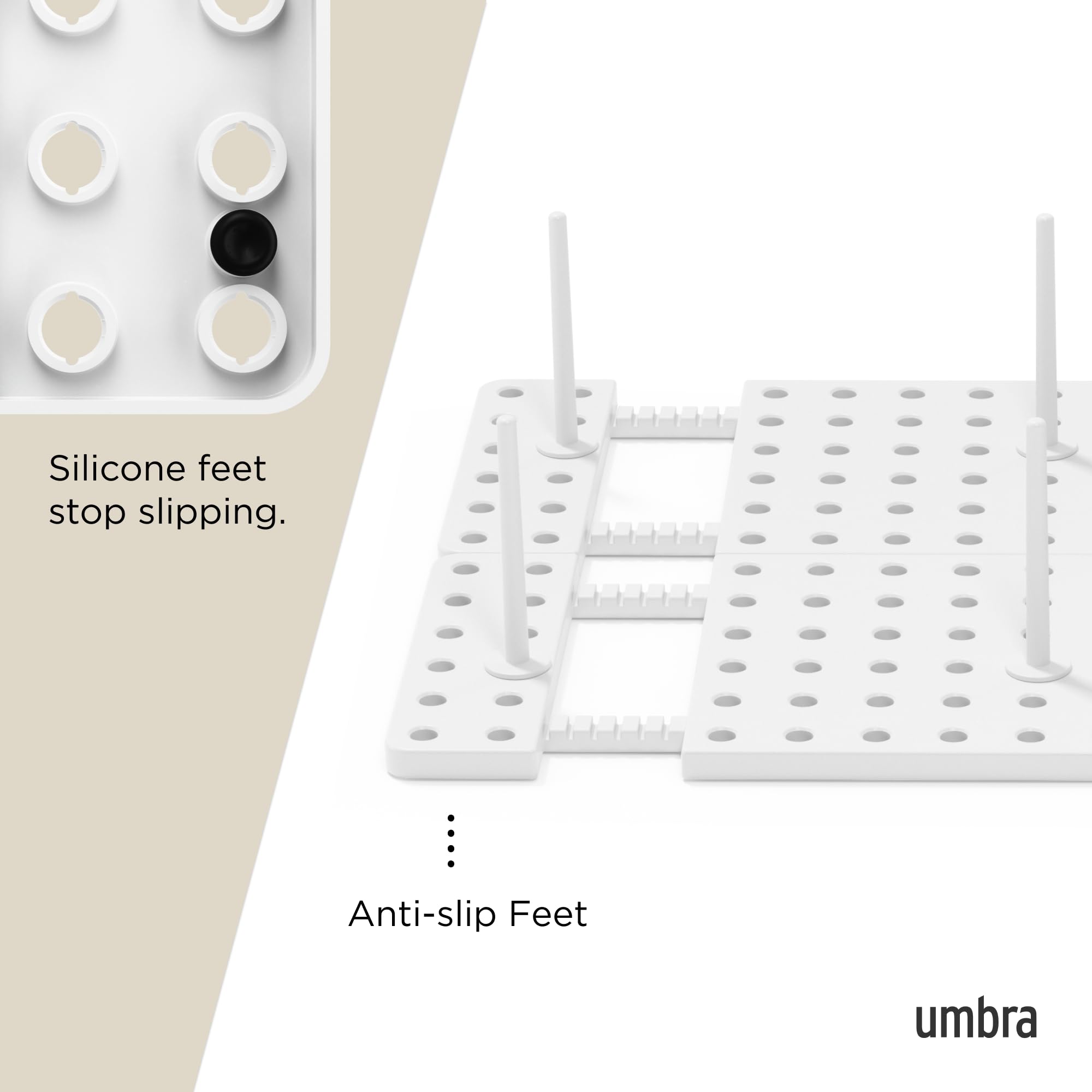 Umbra Peggy 108-hole matrix enables dozens of reconfigurable layouts