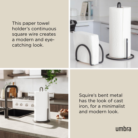 Umbra Squire built-in handle allows effortless transporting around the home.