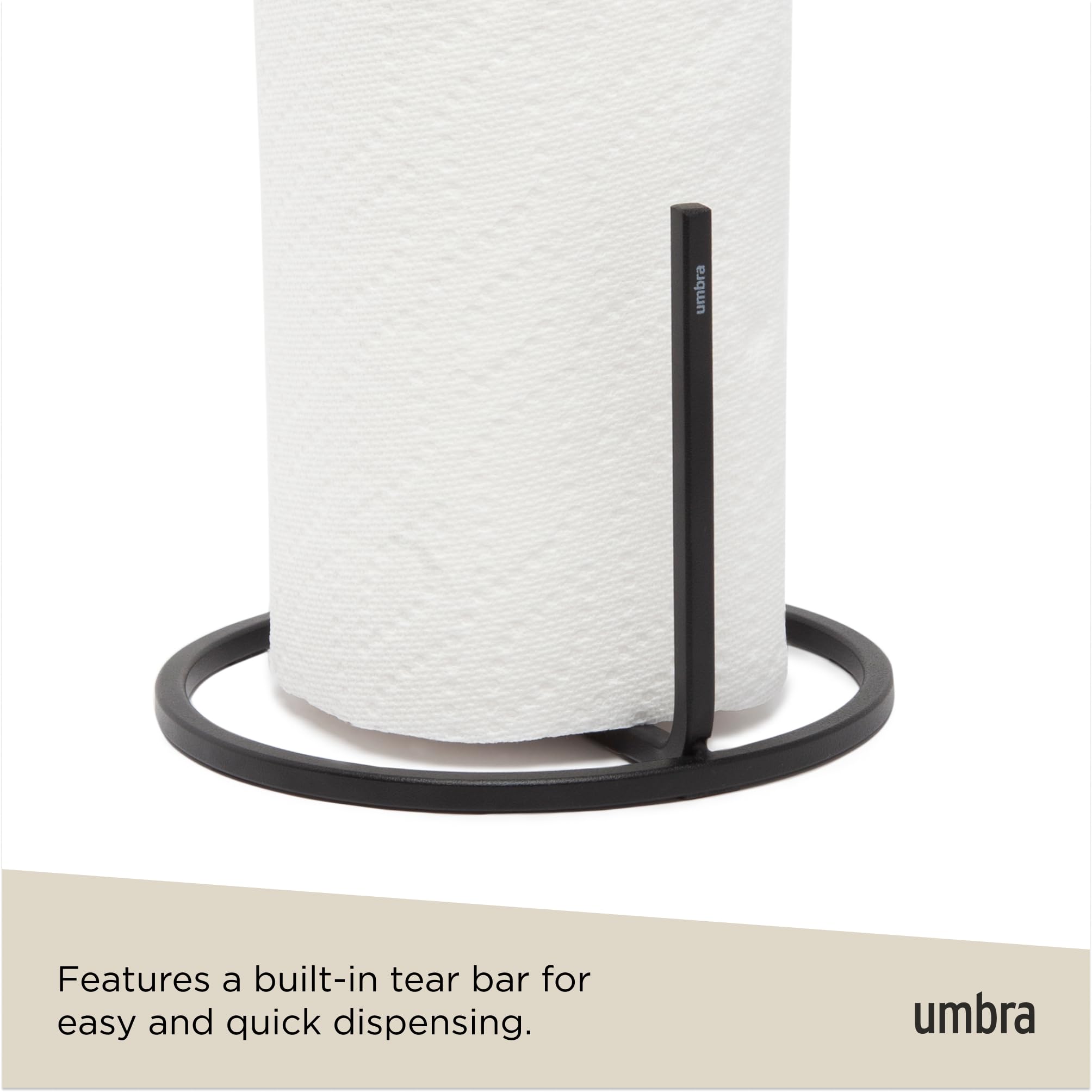 Umbra Squire compact footprint fits small countertops.