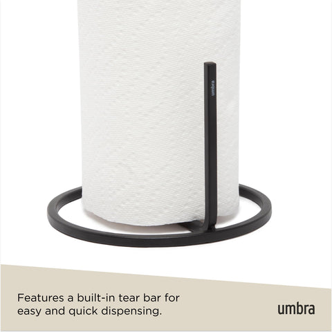 Umbra Squire compact footprint fits small countertops.