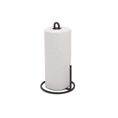 Umbra Squire free-standing paper towel holder with a compact silhouette for easy counter access.