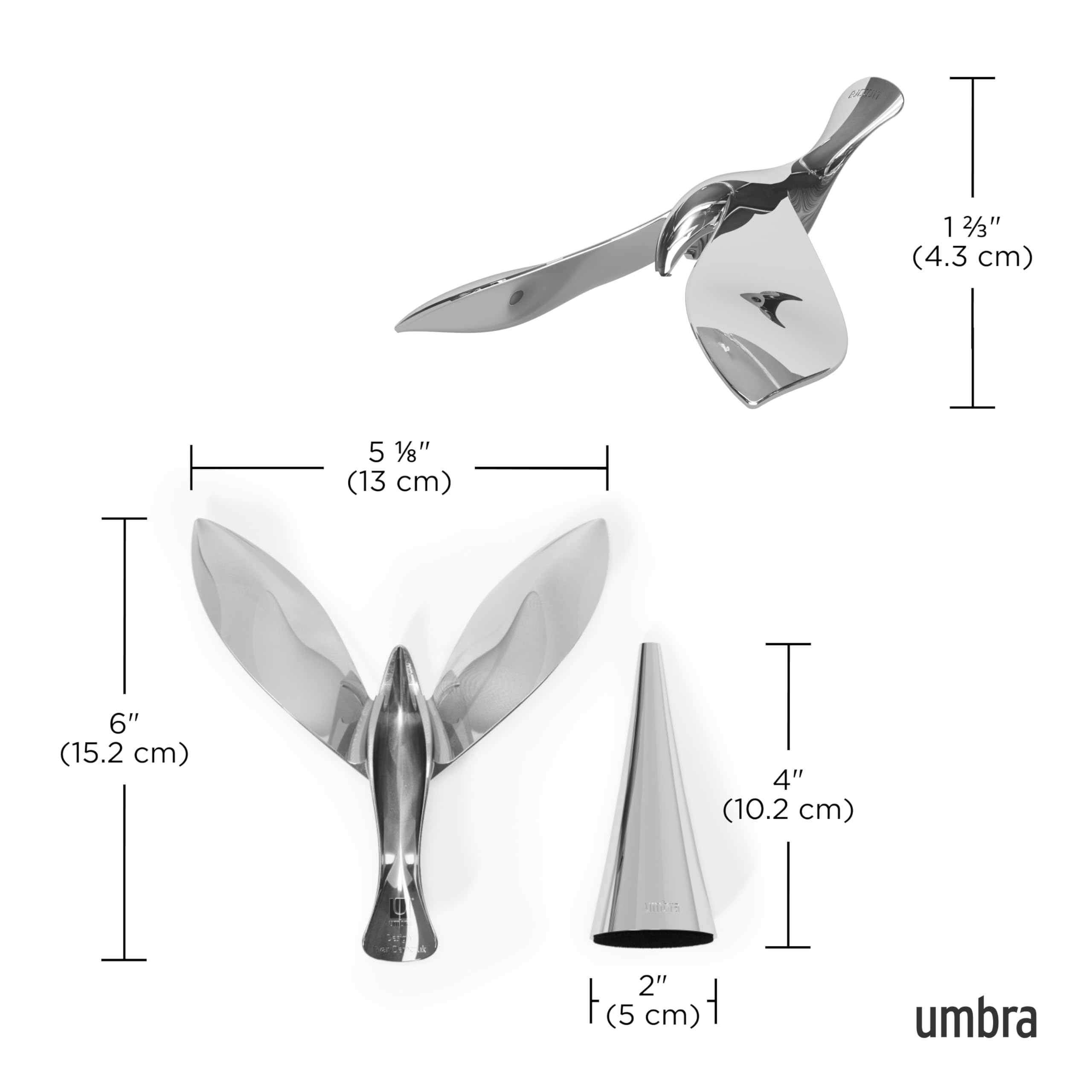 Umbra Tipsy displayed on a counter for quick access and display appeal