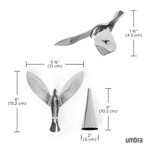 Umbra Tipsy displayed on a counter for quick access and display appeal
