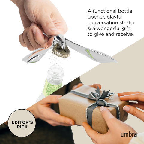 Umbra Tipsy arrives as a gift-ready decorative and functional bar piece