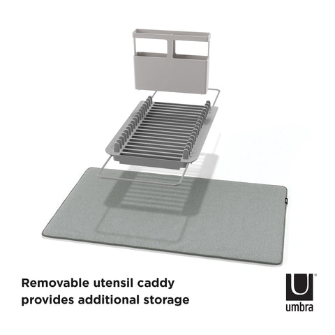 Umbra UDry 16-plate capacity keeps tableware organized while drying.