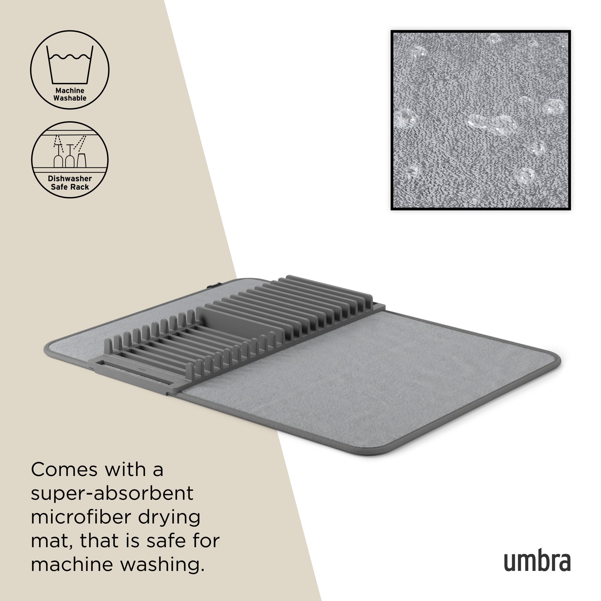 Charcoal color Umbra Udry adds modern kitchen style