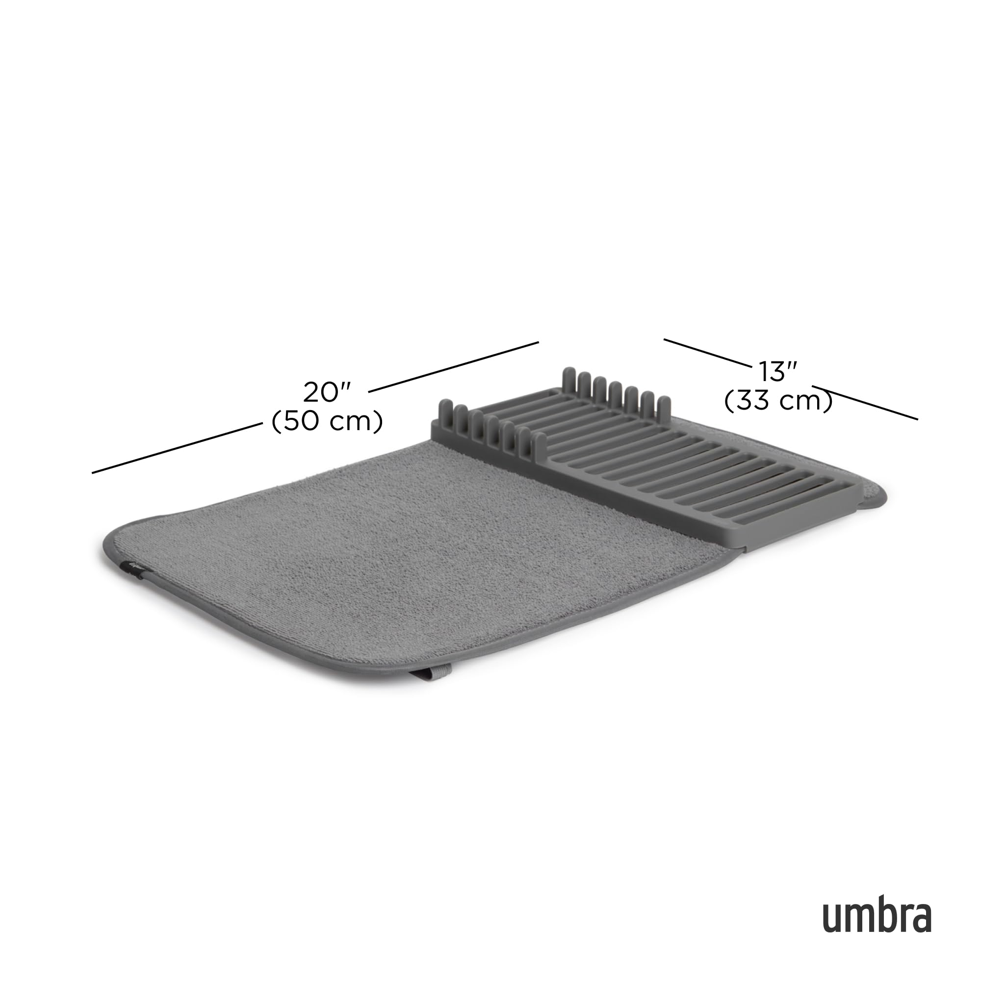 Umbra Udry Mini removable tray shown with BPA-free design for flexible loading.