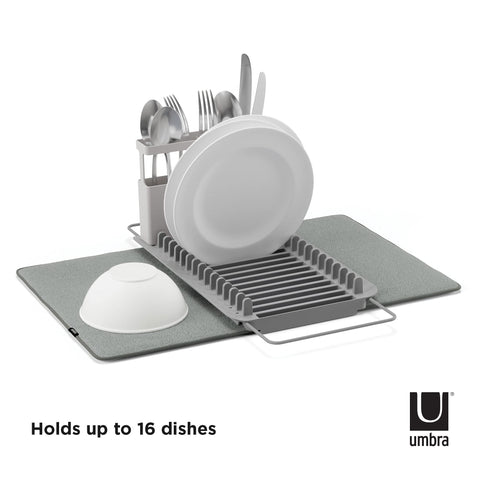 Umbra UDry removable utensil caddy keeps cutlery within easy reach.