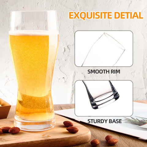 UMEIED classic beer glass design suited for casual and formal occasions.