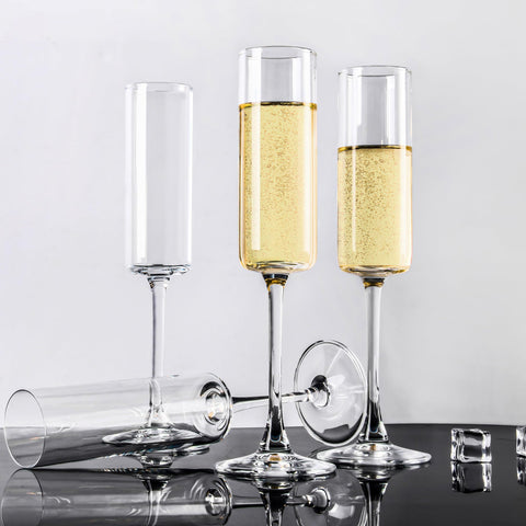 UMEIED 12-piece champagne glass set for stylish entertaining at home.