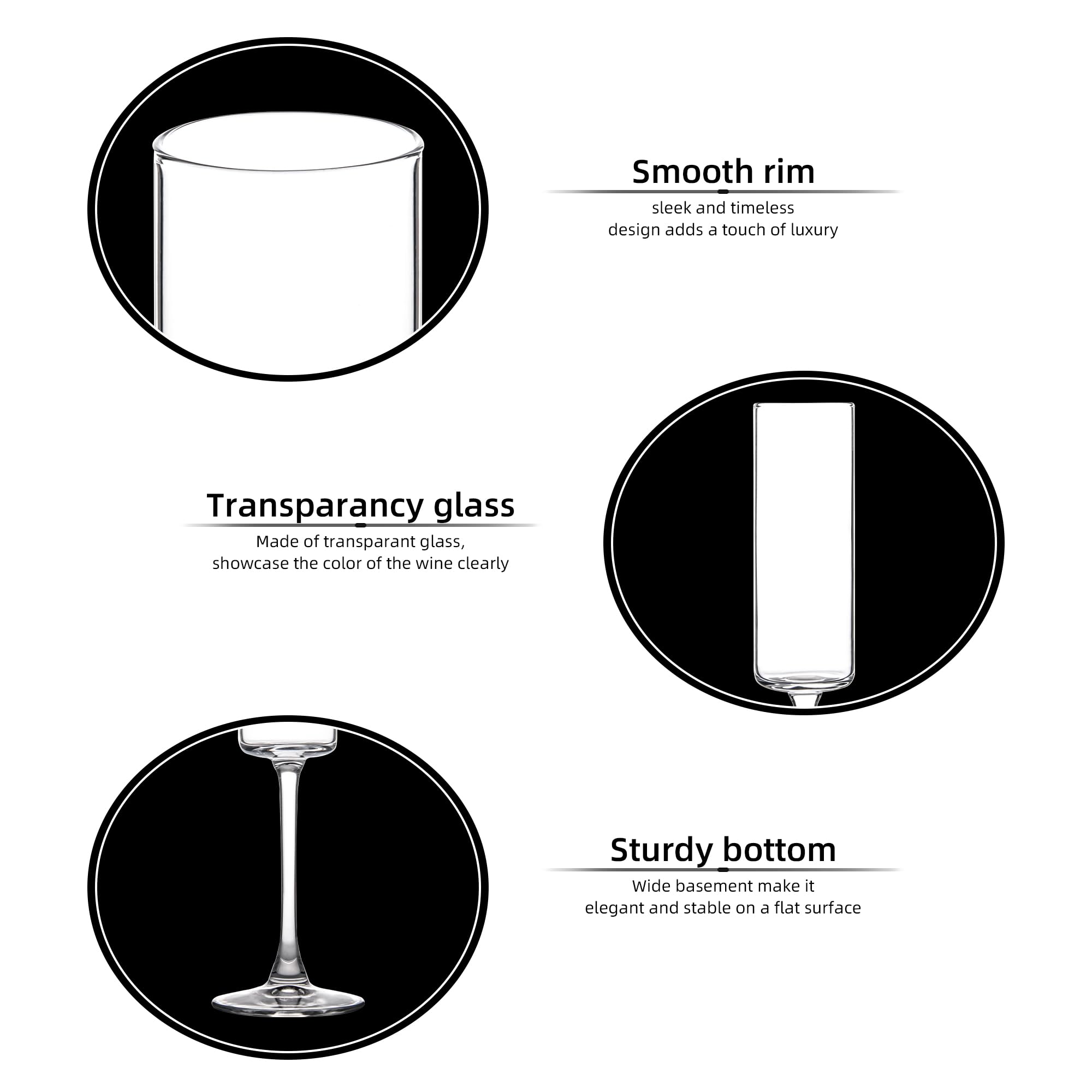 UMEIED crystal-clear wedding champagne glasses showcase sparkling wine at events.