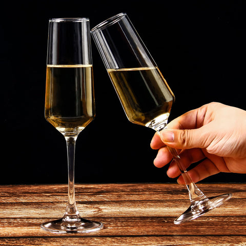 UMEIED dishwasher-safe champagne flutes for quick cleanup after events