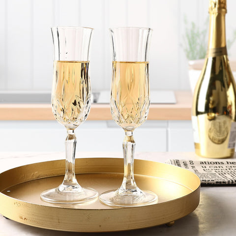 UMEIED dishwasher-safe champagne glasses for easy care and maintenance