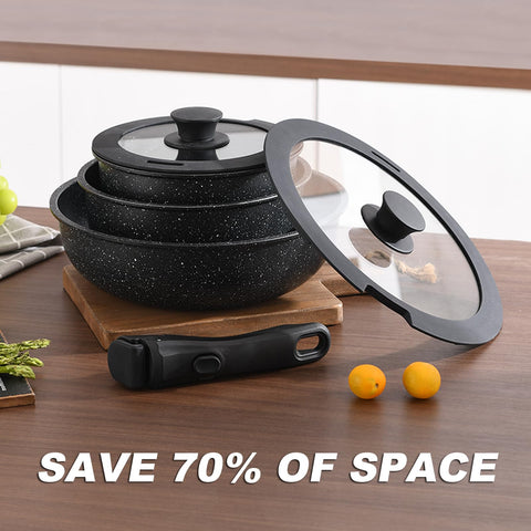 UMETRE dishwasher-safe pots and pans for easy cleaning