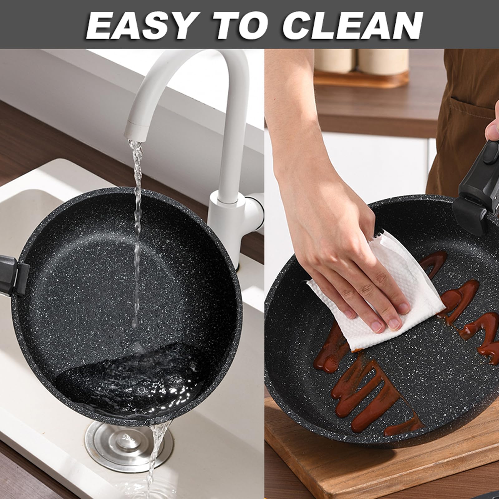 UMETRE oven-safe pots and pans move from stovetop to baking