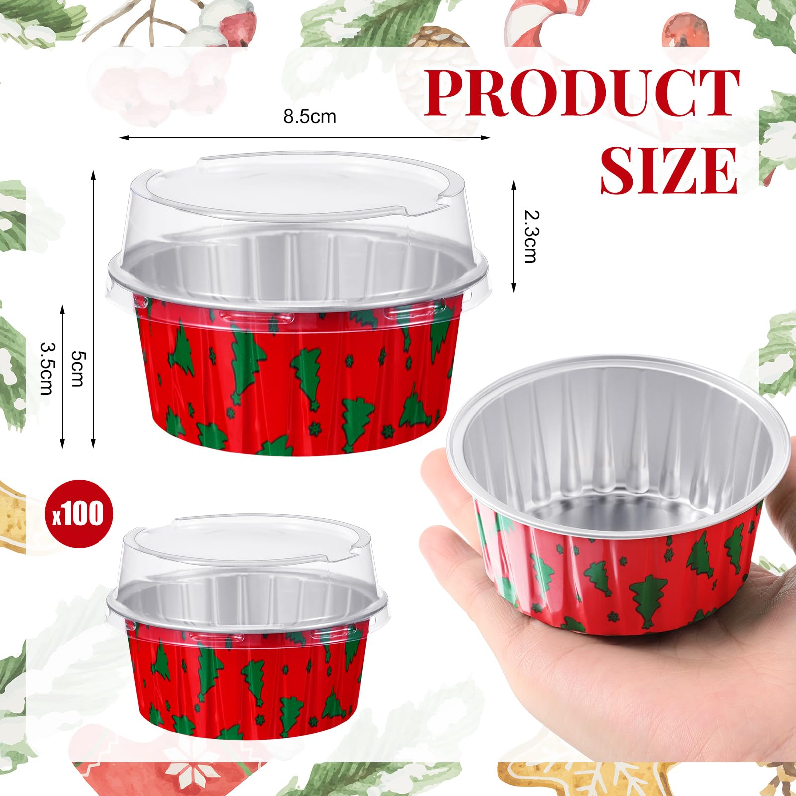 Umigy oven-ready baking cups require no pan for baking.