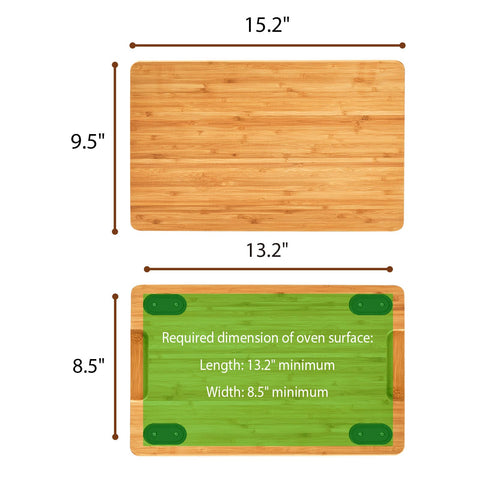 Umilife oven-top board supports safe placement with heat resistance