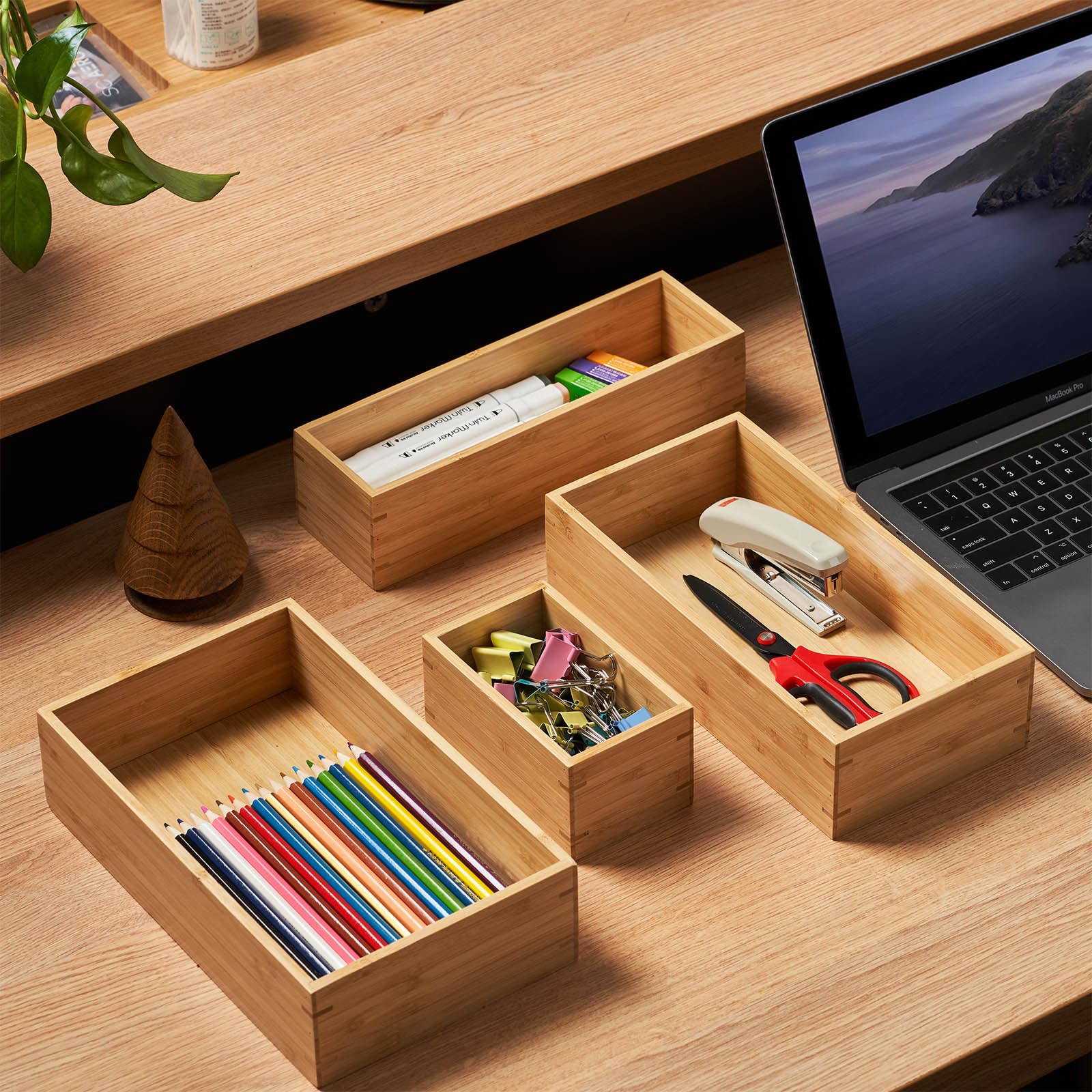 Umilife easy to wipe clean organizer maintaining a neat drawer