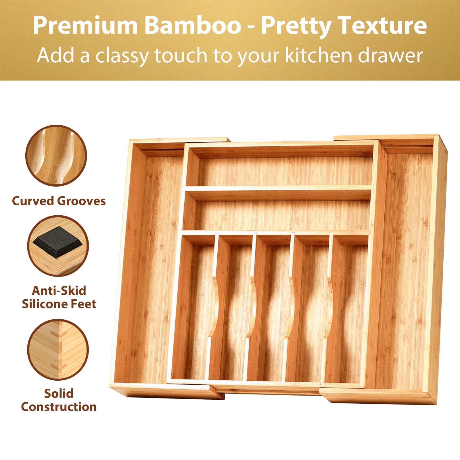 Umilife premium bamboo construction emphasizes durability and eco friendliness