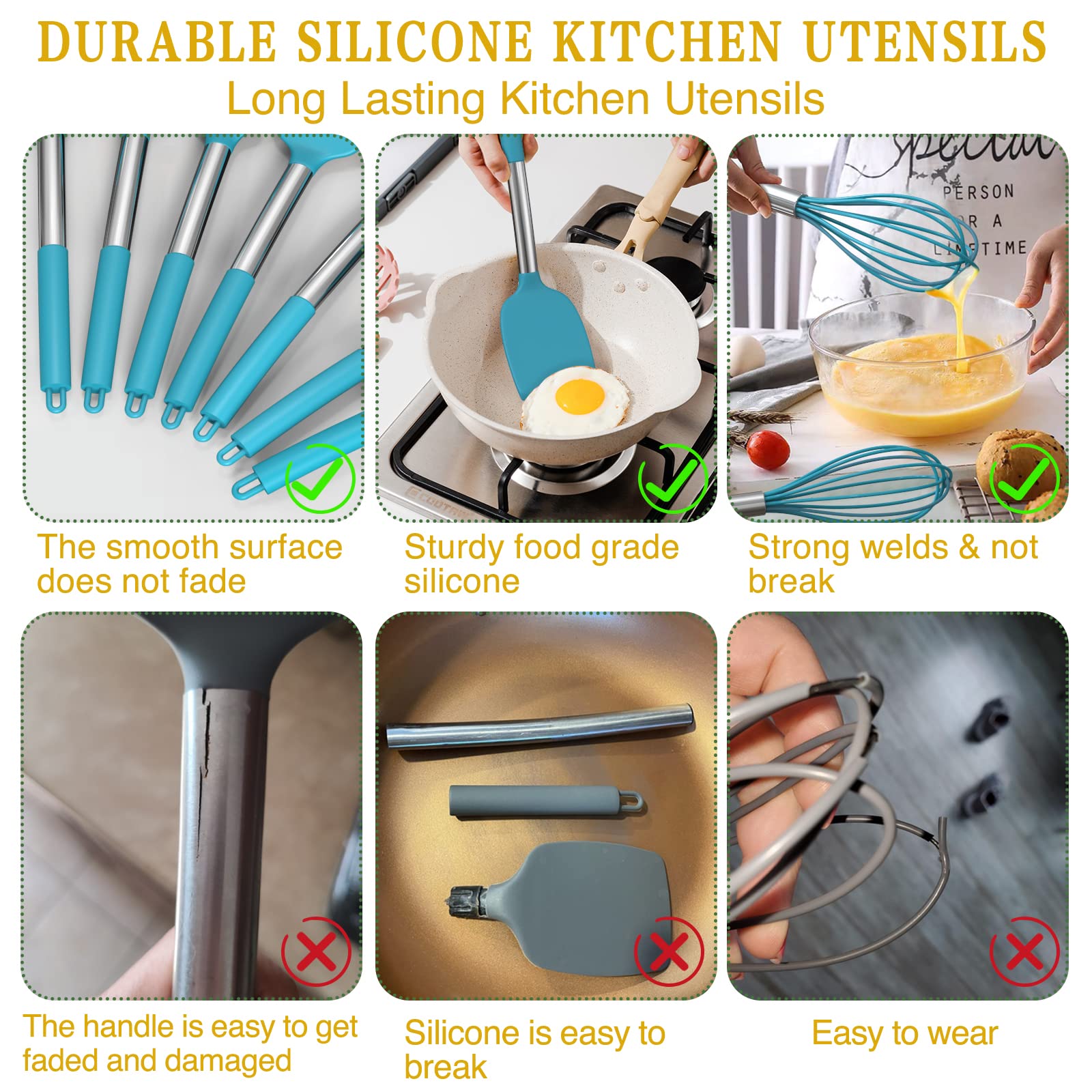Umite Chef deep soup ladle ideal for hearty servings.