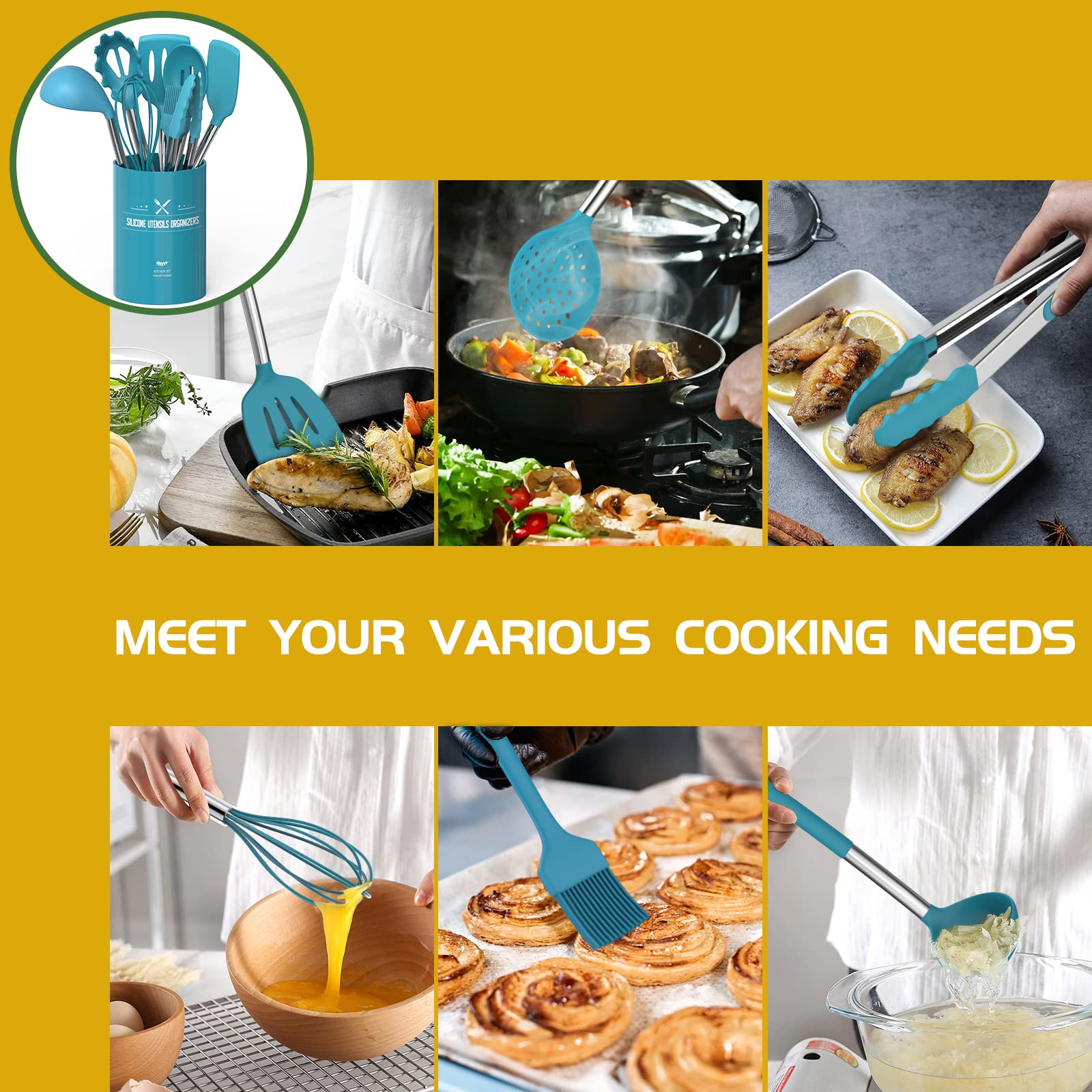 Umite Chef pasta server for easy portioning and serving.