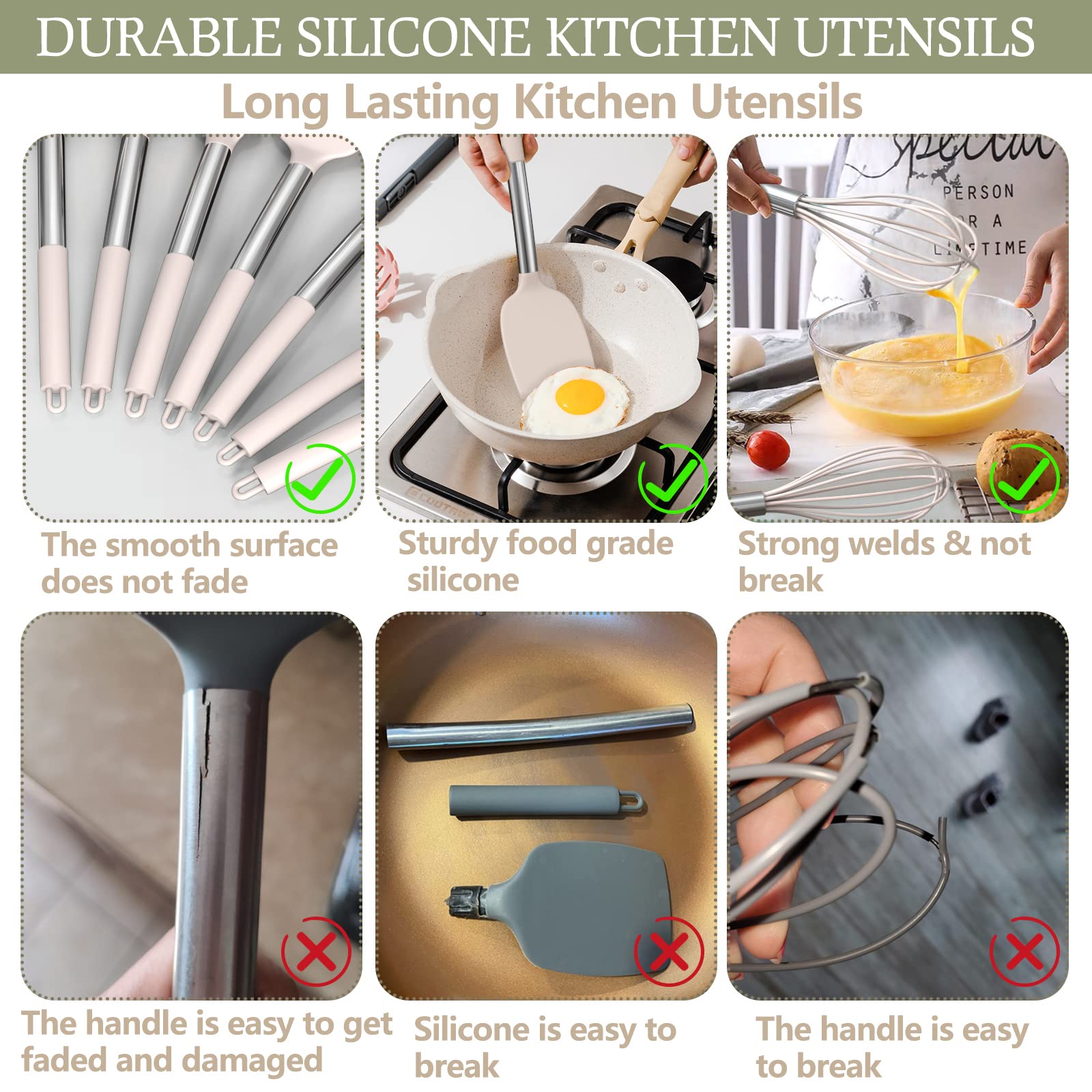 Umite Chef flexible spatula protects cookware while scraping flavorful bits