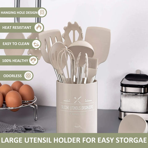 Umite Chef utensil holder keeps tools organized and within reach