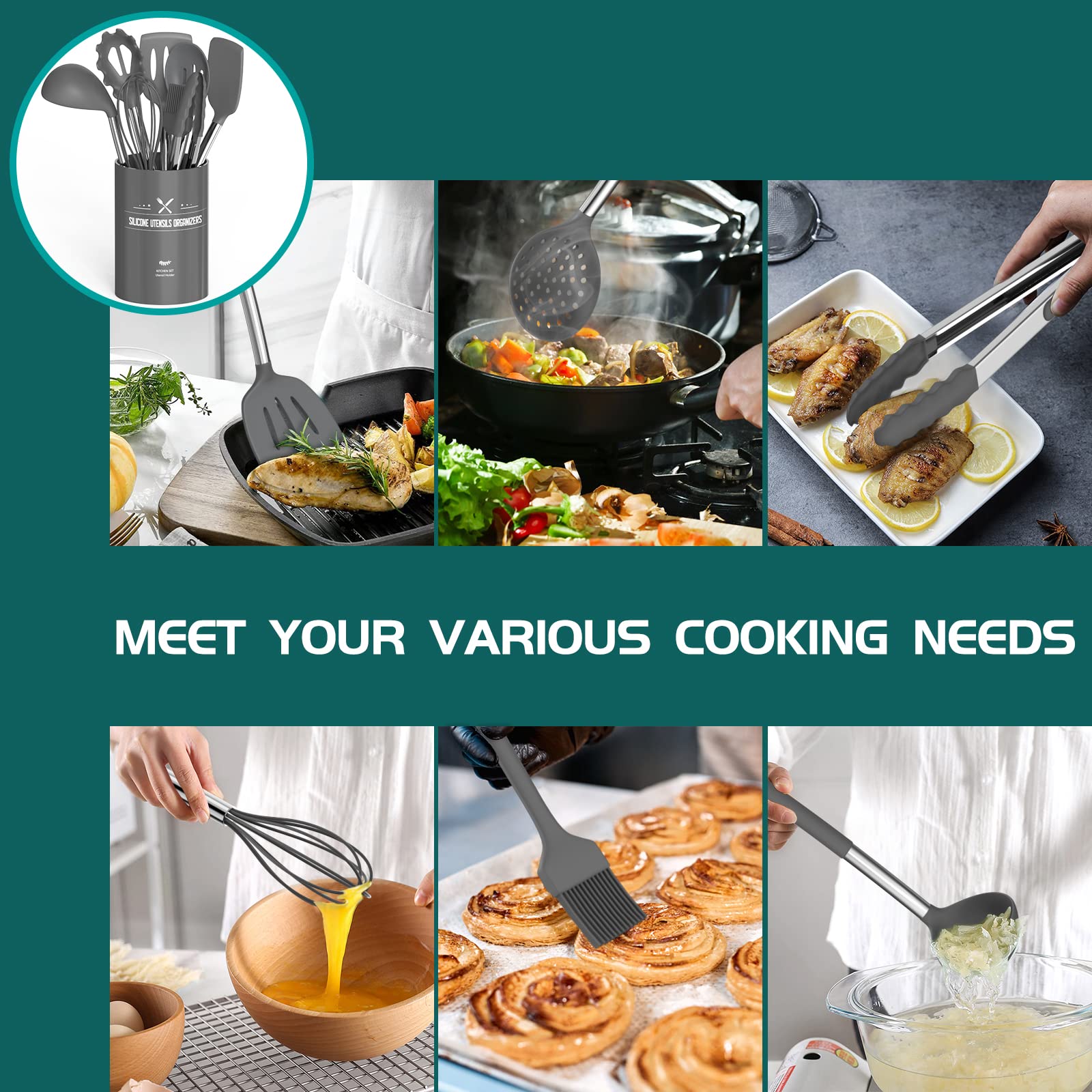 Umite Chef pasta server helps lift and drain al dente strands evenly
