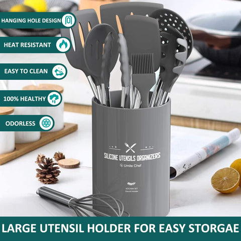 Umite Chef solid turner offering sturdy leverage for nonstick pans