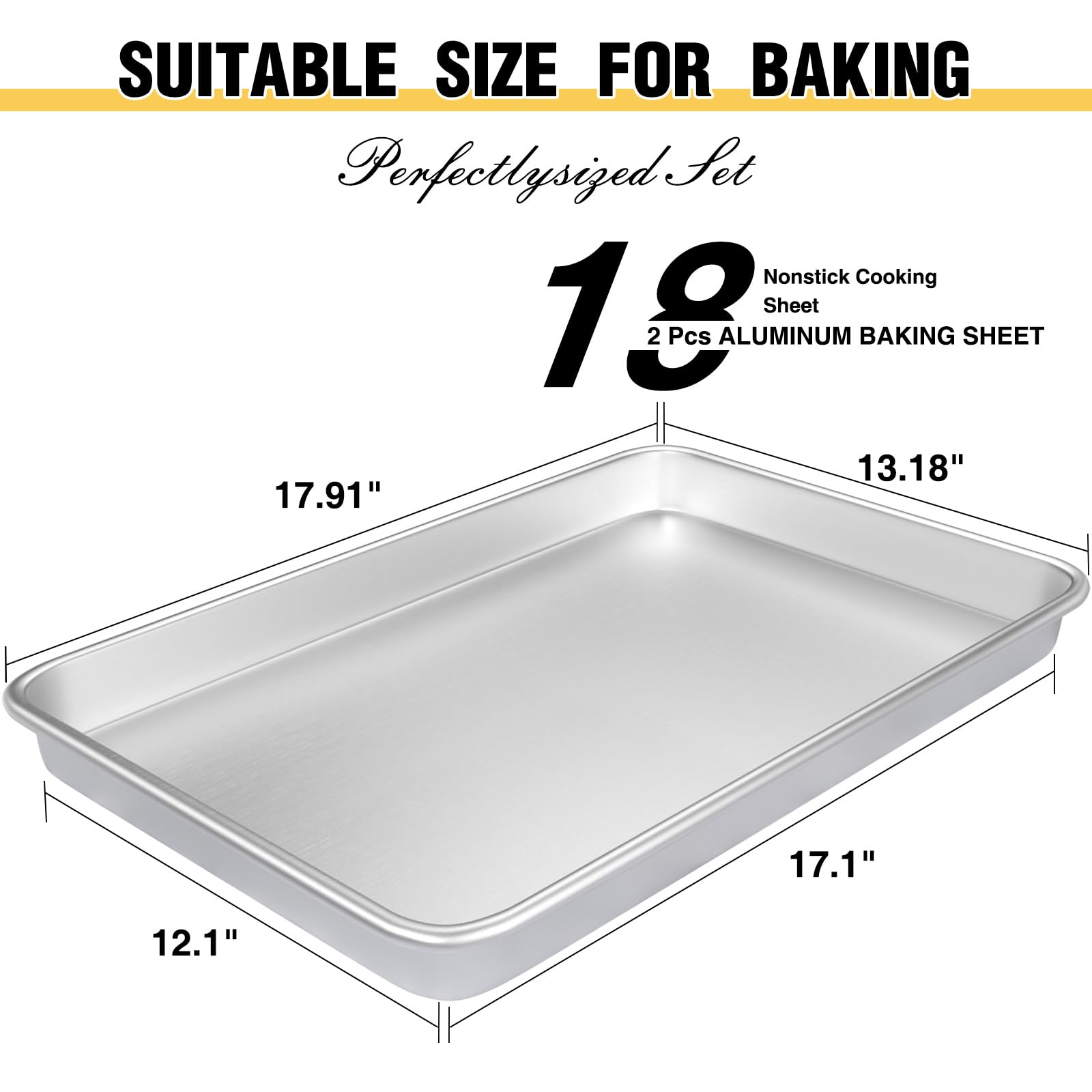 Umite Chef batch cooking ready pan set ready for meal prep.