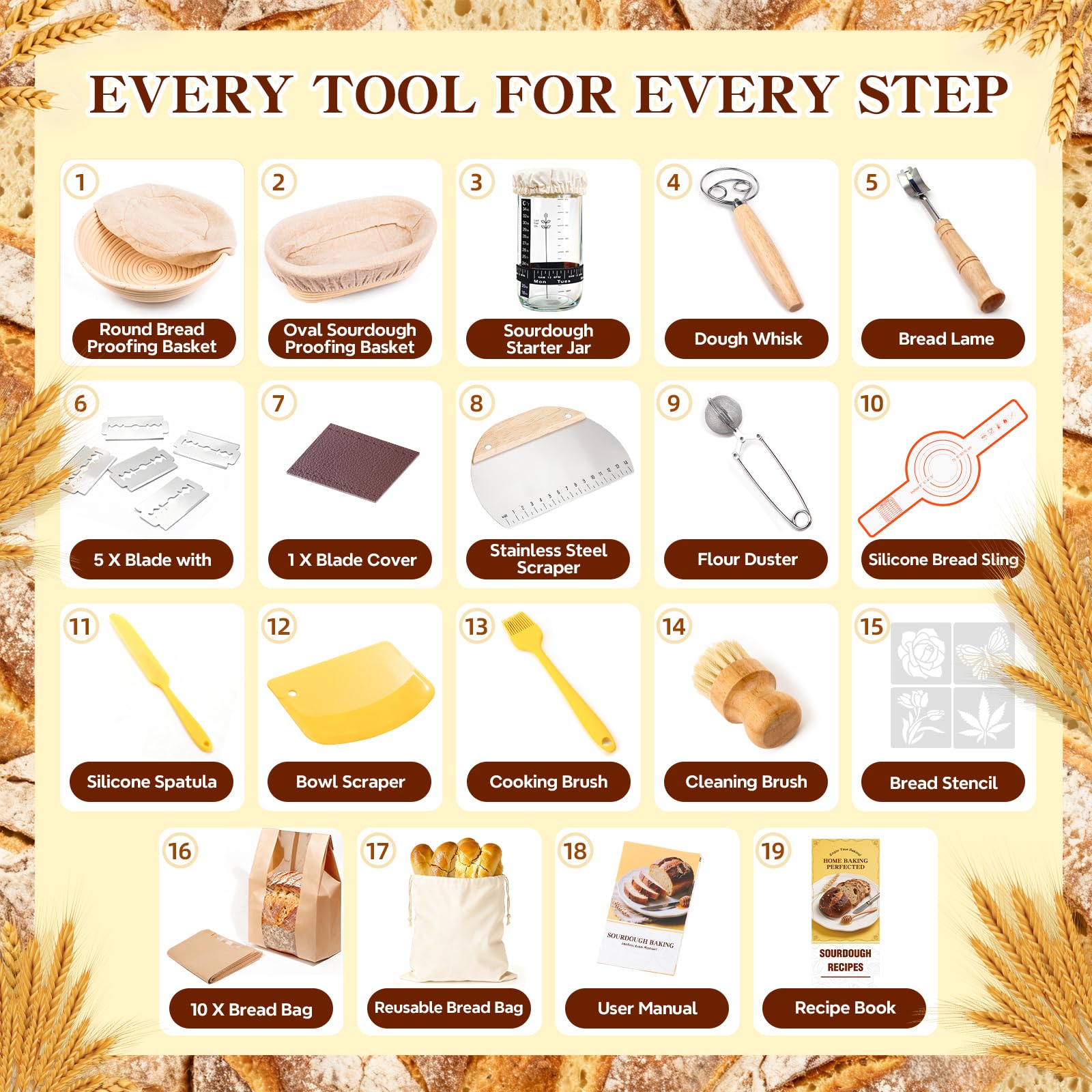 Umite Chef bread lame guiding scoring for bakery-worthy patterns.