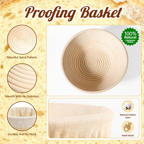Umite Chef bread sling aiding smooth dough transfer to proofing surface.