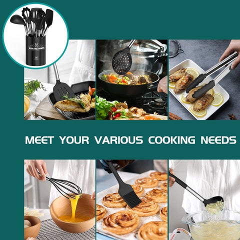 Umite Chef deep soup ladle silicone ideal for serving hot soups safely.
