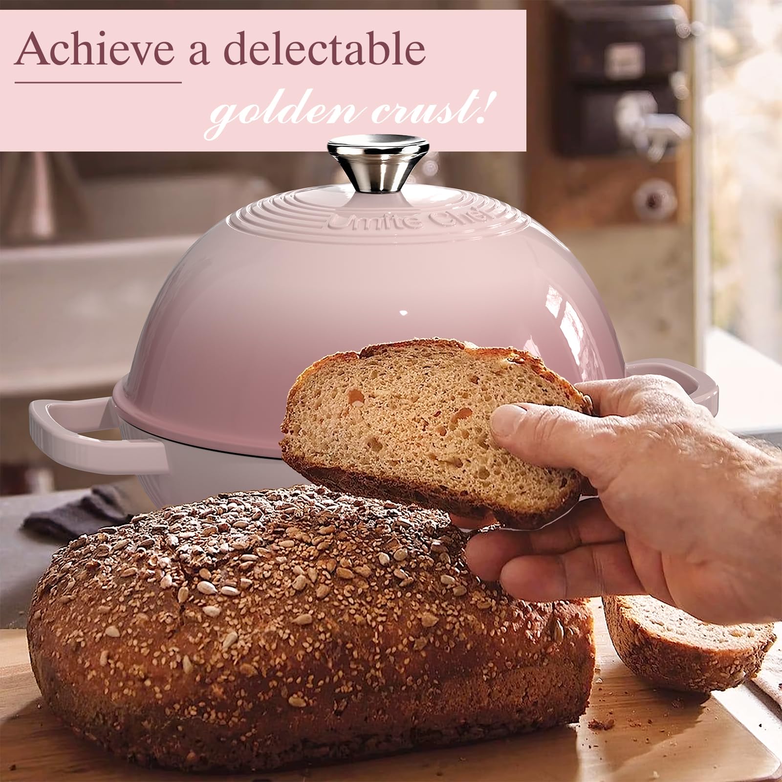 Umite Chef versatile cast iron works on all stoves and in ovens.