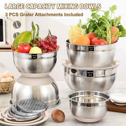 Umite Chef bowls are dishwasher-safe for quick cleanup after cooking.