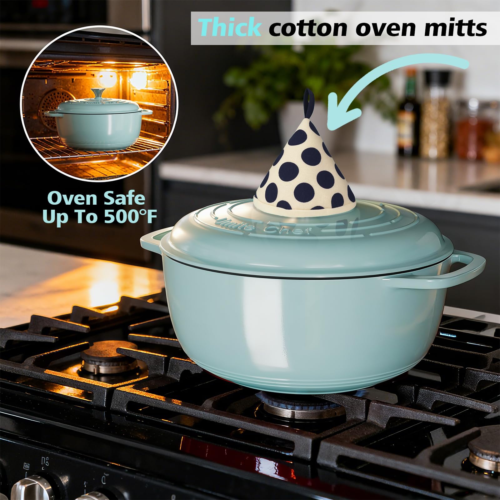 Umite Chef 6QT ideal for baking artisanal bread with a crispy crust.