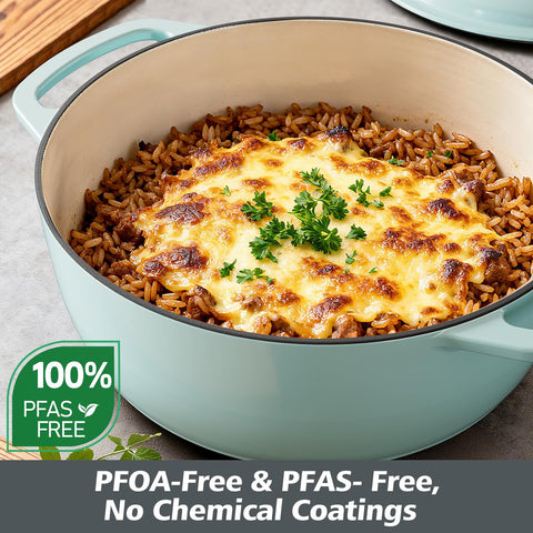 Umite Chef durable enamel finish resists chipping and daily wear.