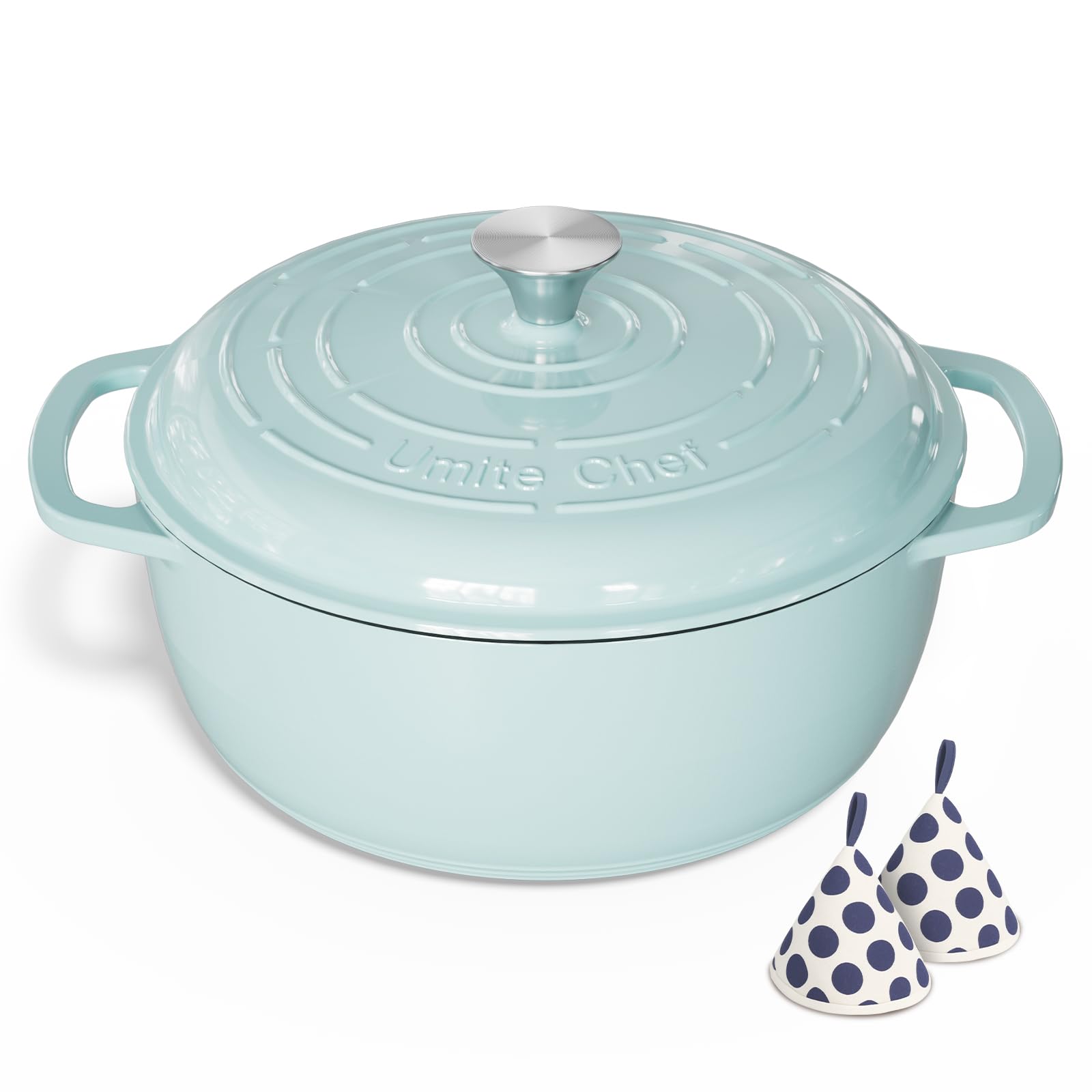 Umite Chef Dutch oven yields tender stews and braises with rich flavor.