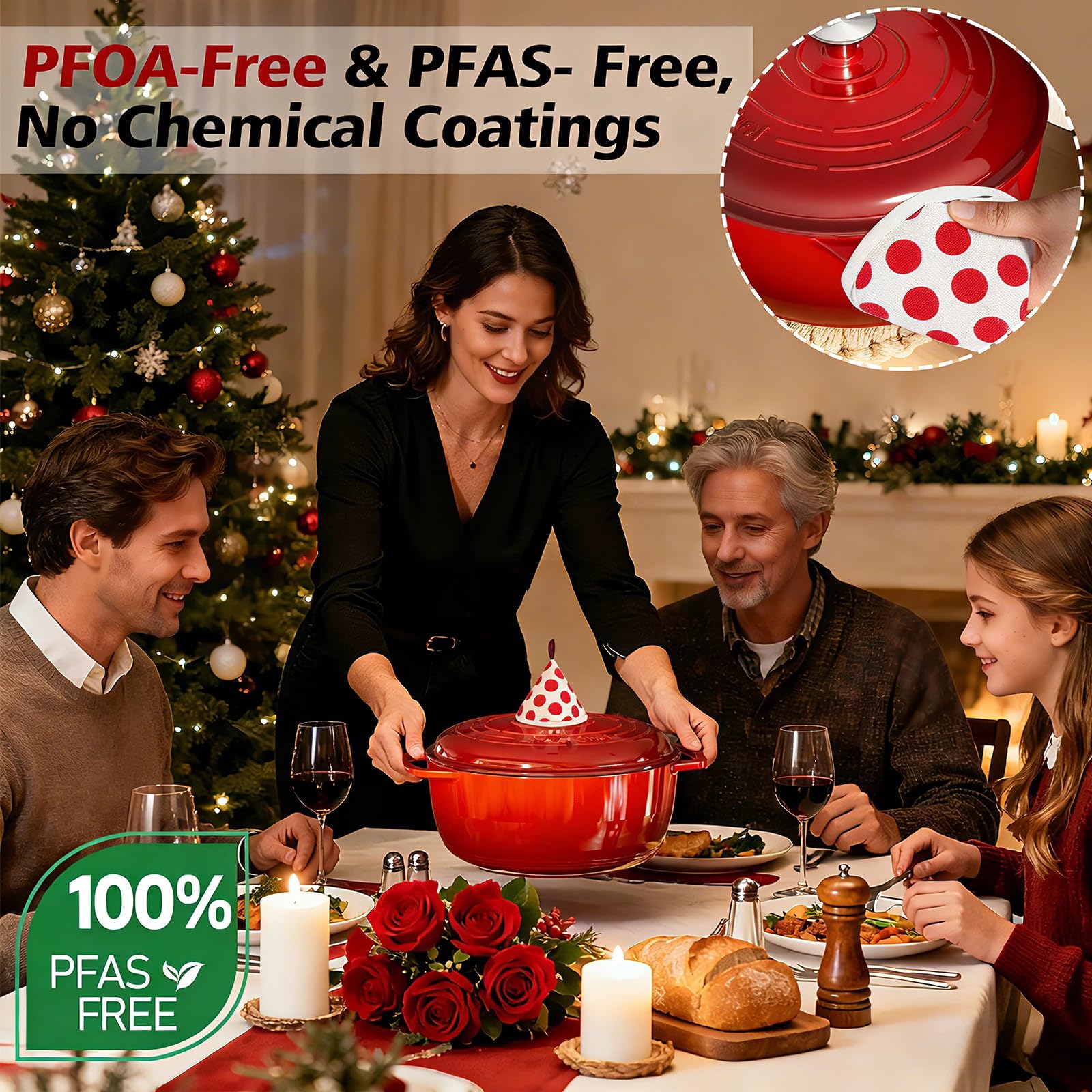 Umite Chef enamel interior for easy cleaning and stain resistance