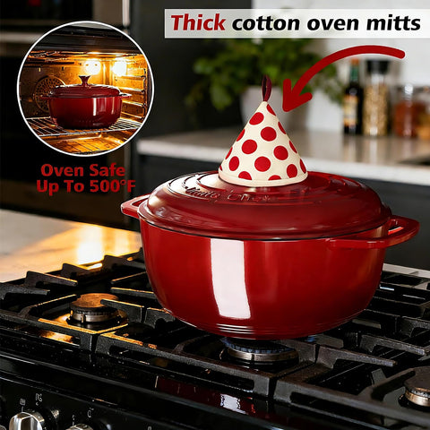 Umite Chef 6QT oven-to-stovetop versatility for simmering and baking