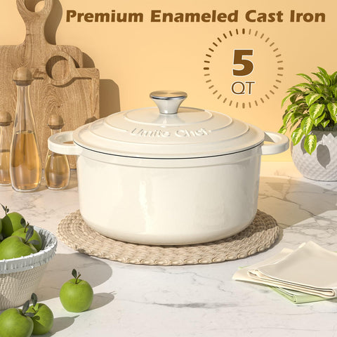 Umite Chef Dutch oven browning and searing to enhance flavor in meals.