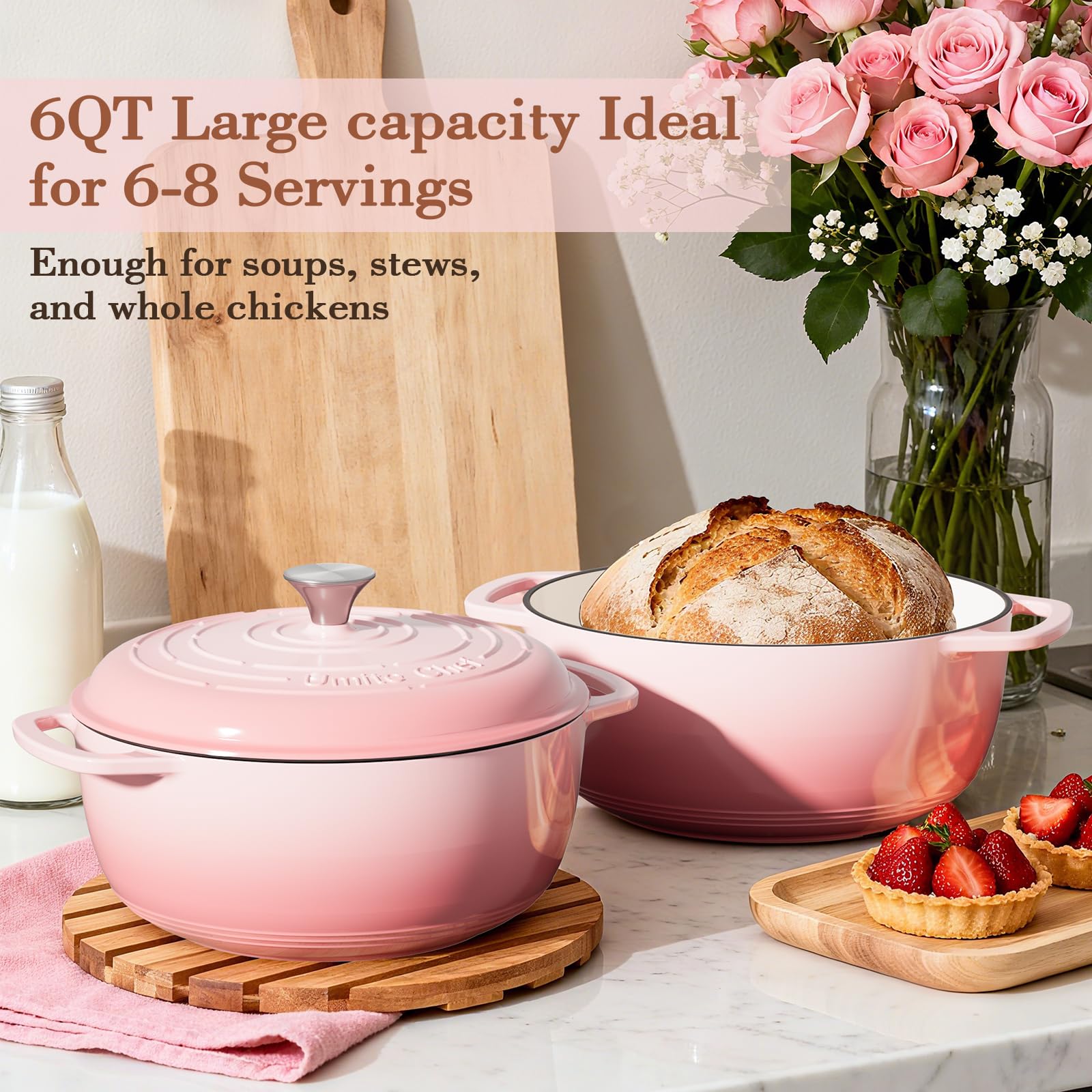 Umite Chef from stovetop to oven, searing to braising without transfers.