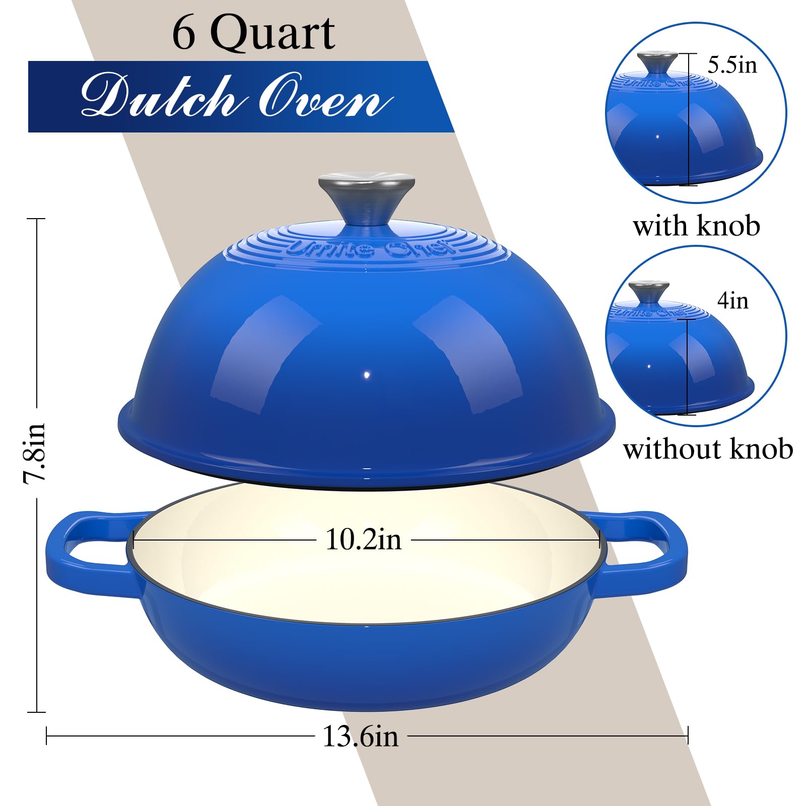 Umite Chef Dutch oven transitions seamlessly from oven to table.