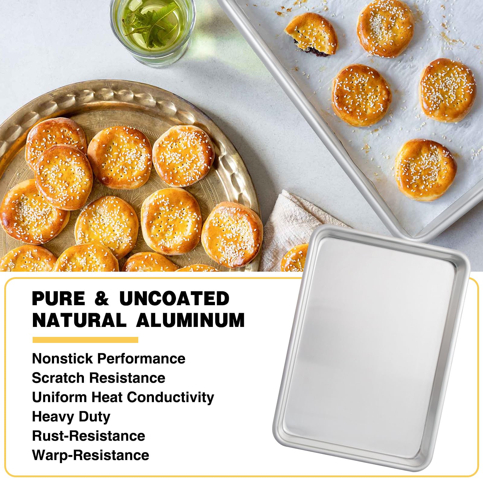 Closeup of Umite Chef encapsulated rim showing sturdy edge and heat resilience.