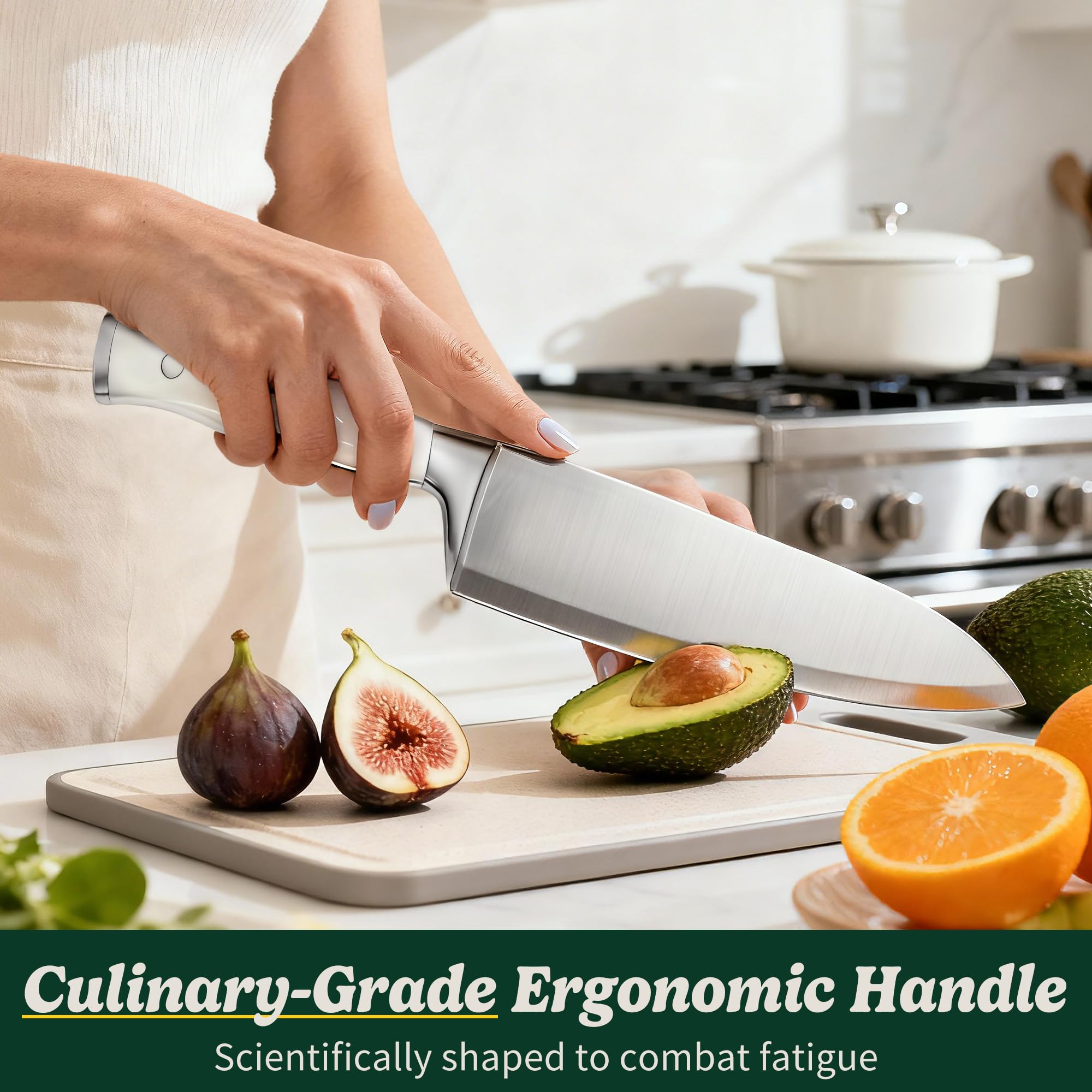 Umite Chef knife block display for everyday meal prep
