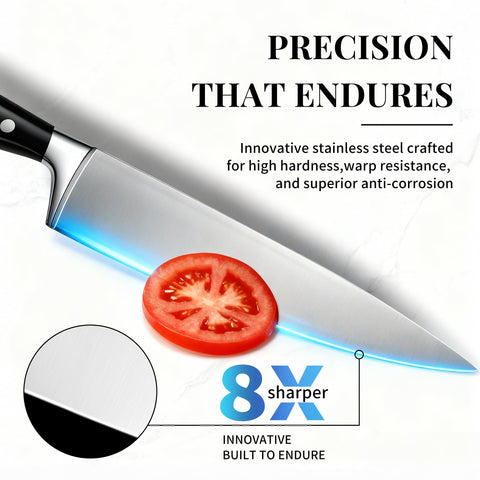 Umite Chef durable knife block resists moisture and warping