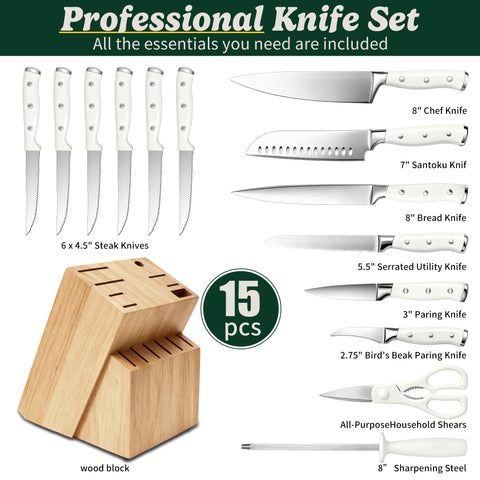 Umite Chef ergonomic forged handles provide comfortable, controlled slicing