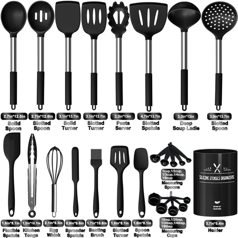 Umite Chef compact holder keeps the full set neatly arranged.