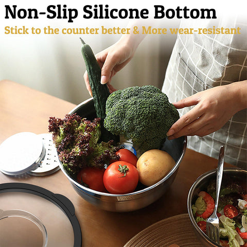 Umite Chef dishwasher-safe bowls withstand frequent cleaning without fading.