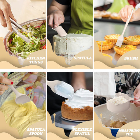 Umite Chef 7-piece set provides multiple sizes and handy kitchen tools for prep and serving.